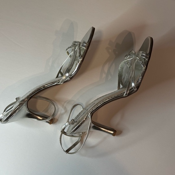 Women’s Silver High Heels - Picture 2 of 7